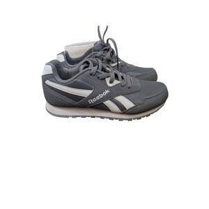 Reebok Kids Gray/White Classic Jogger Running Shoes‎ Sneakers Size 4 Youth